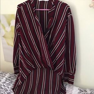 Zara striped top XS